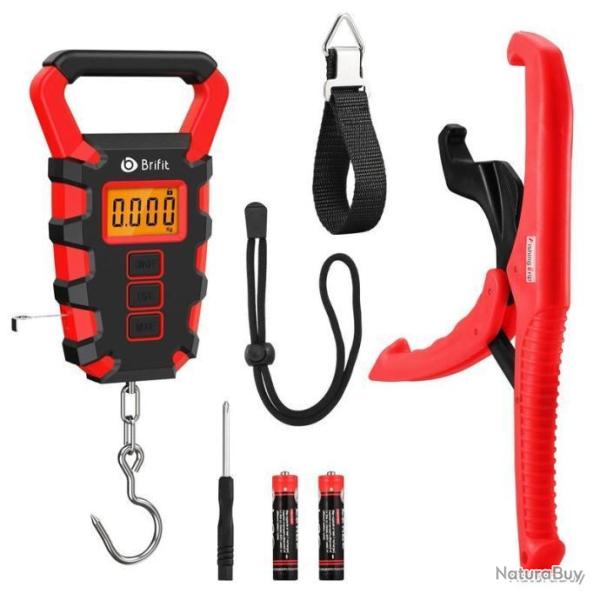 Peson � gibier jusqu'� 50kg + accessoires - rouge - LIVRAISON GRATUITE