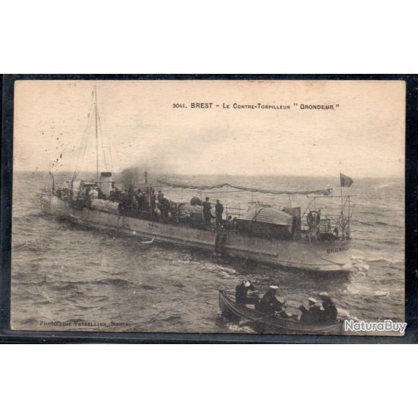 CPA - Marine Militaire - Le Contre-Torpilleur " GRONDEUR "  N�3787