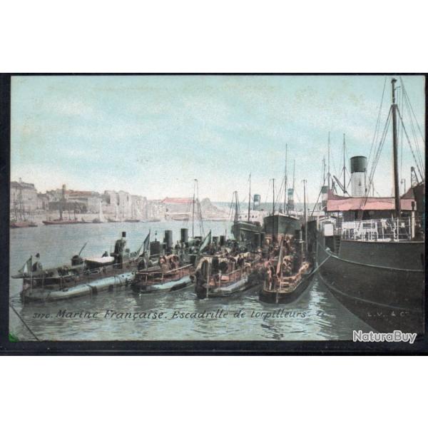 CPA - Marine Fran�aise - Escadrille de Torpilleurs  N�3789