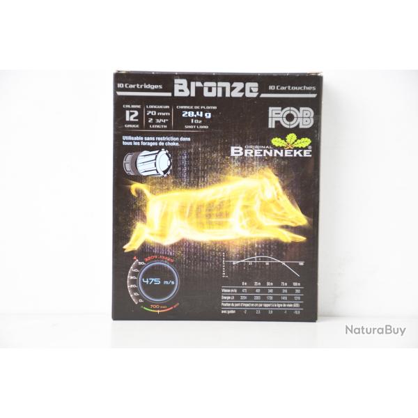 1 Boite de Balles Fob Bronze  cal. 12