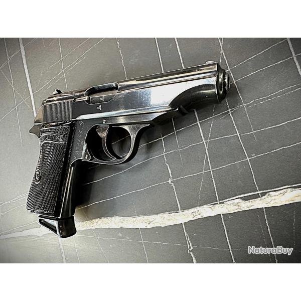 WALTHER MOD PP, ZELLA-MEHLIS en 7.65mm 1942 et r�ceptionn� par le RFV