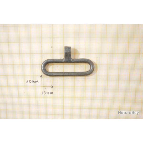 Grenadi�re � battant pour fusil de collection, poudre noire, 19e Si�cle. Anneau de bretelle. (C)