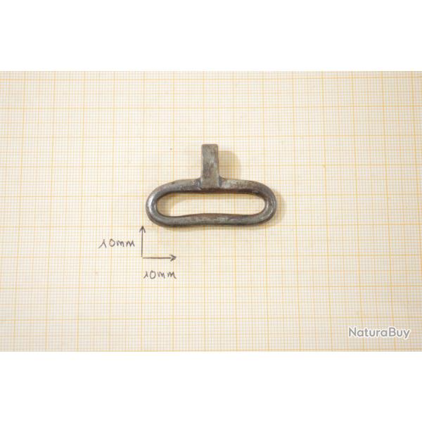 Grenadi�re � battant pour fusil de collection, poudre noire, 19e Si�cle. Anneau de bretelle. (E)