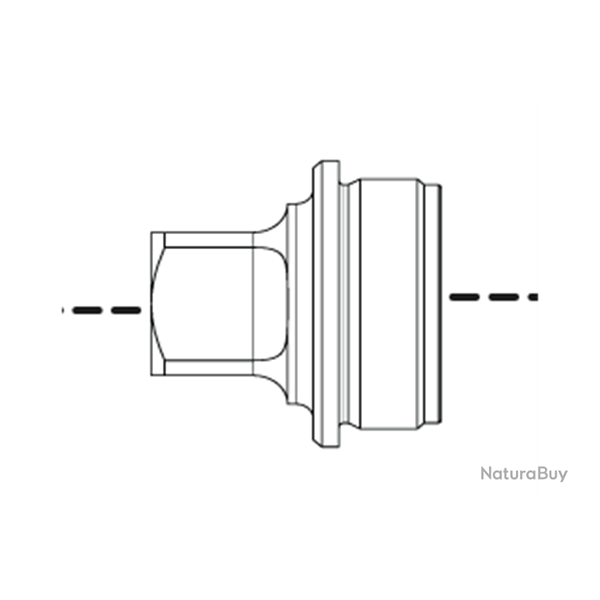 Adaptateur 1/2x28 silencieux HUB DM "Direct Mount" B&T Print-X