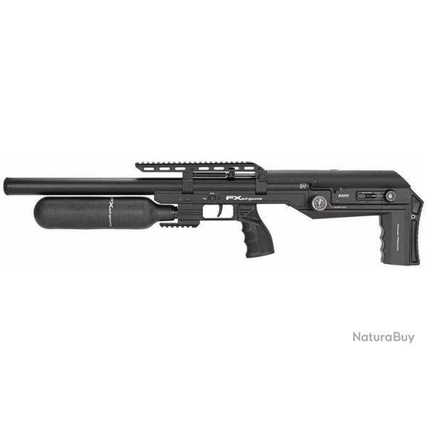 Carabine PCP Leopard Black Standard Bottle FX Airguns Calibre 6.35mm / .25