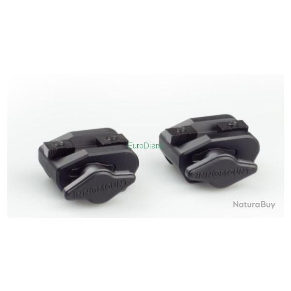Montage Innomount Zero en 2 partie pour rail Picatinny pour rail ZM, Zeiss, Leica, Blaser, ect.