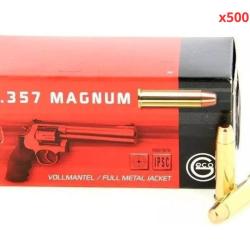 MUNITIONS GECO CALIBRE 357 MAG FMJ 158gr - 10.2g x500 