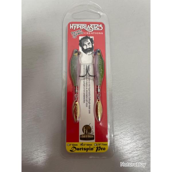 !!OPE-70%!! LEURRE HYPERLASTICS DARTSPIN PRO 2.5'� col ckg