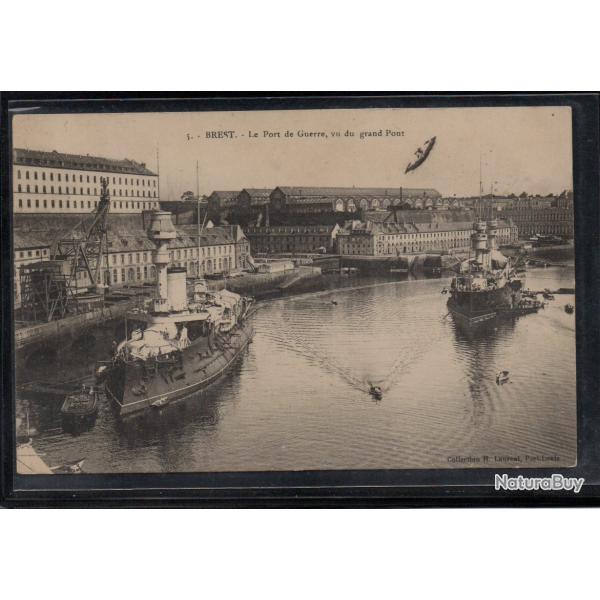 CPA - Marine Militaire -BREST Le Port de guerre vu du grand Pont -N�3794