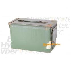 Caisse m&eacute;tal de munitions avec ouverture frontale