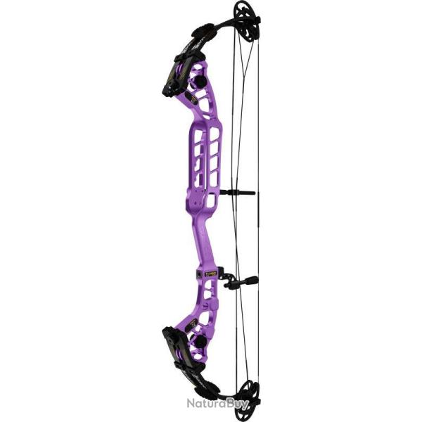 SANLIDA - Arc � Poulies HERO 10 II 37" 50-60 # GAUCHER (LH) 24"-26.5" ANODIZED PURPLE