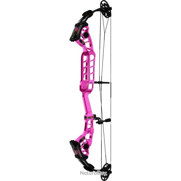 SANLIDA - Arc � Poulies HERO 10 II 37" 50-60 # GAUCHER (LH) 24"-26.5" ANODIZED PINK