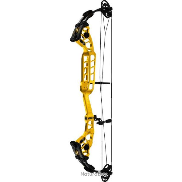 SANLIDA - Arc � Poulies HERO 10 II 37" 50-60 # GAUCHER (LH) 24"-26.5" ANODIZED GOLD