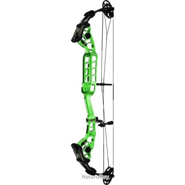 SANLIDA - Arc � Poulies HERO 10 II 37" GAUCHER (LH) 40-50 # 28.5"-31.5" ANODIZED GRENN