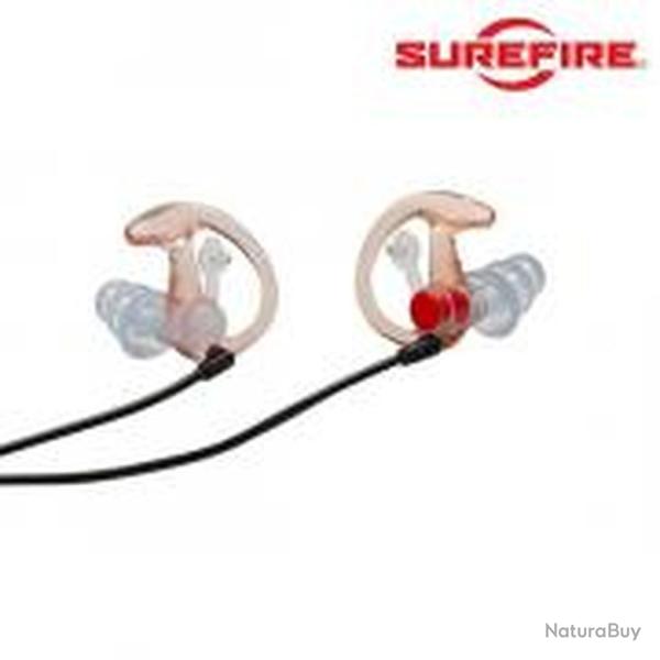 Bouchons Auriculaires SureFire EP4 Taille S - Isolation Sonore Avanc�e - Confort et Protection Optim