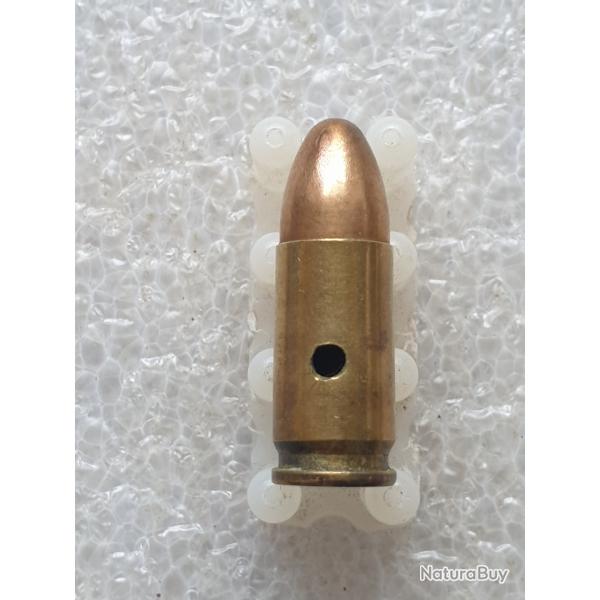 Cartouche 9mm allemande WW2 neutralise date 1939 (44 UR.68RE)