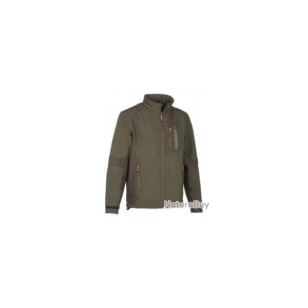 Blouson De Chasse Softshell Kaki PERCUSSION