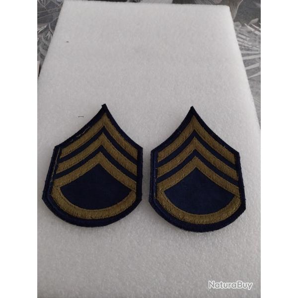 Lot de grades arme us STAFF SERGEANT ORIGINAL