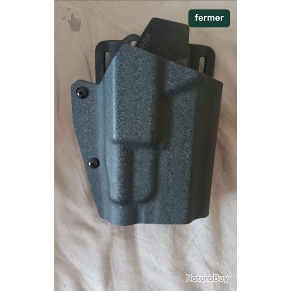 holster Etui kydex pour glock compatible lampe TLR-1