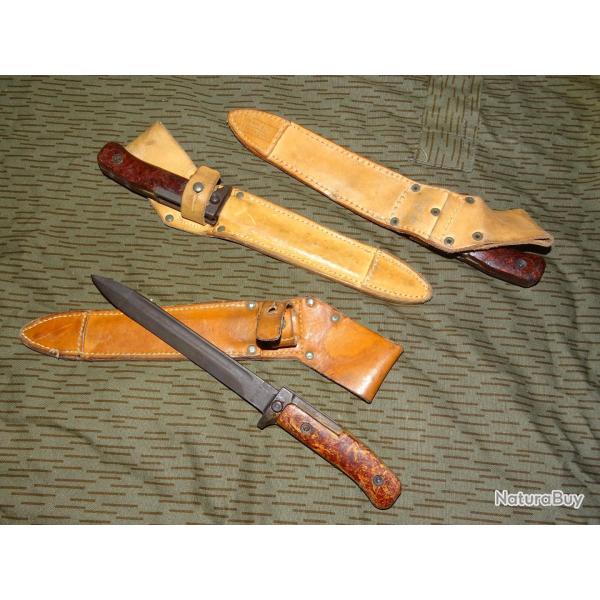 Ba�onnette VZ-58 originale pour fusil de combat tch�que - �poque communiste, bon �tat