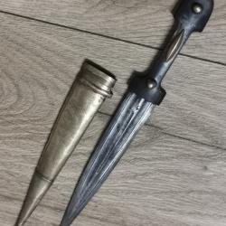 Caucasian or Ottoman dagger Damascus steel