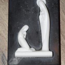 Notre Dame de Lourdes en Marbre et Alb&acirc;tre