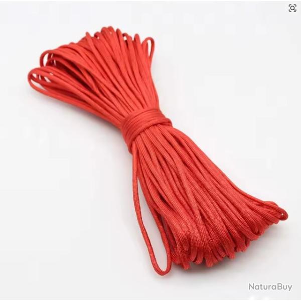 Paracorde - Rouge - 30m