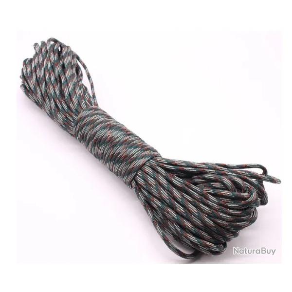 Paracorde - For�t camo - 25m