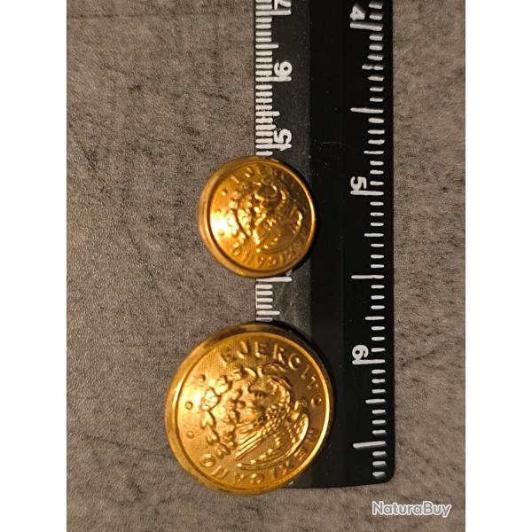 BOUTONS DE L'ARM�E MEXICAINE