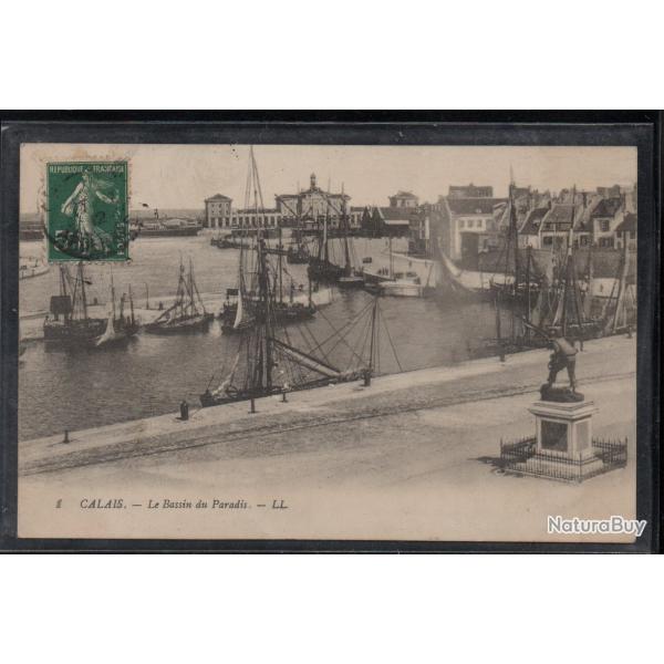 CPA - CALAIS - Le Bassin du Paradis N�3827