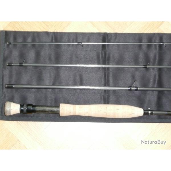 CANNE  MOUCHE  GRAPHITE  CONCEPTION  THELO -  11'  -  SOIE  6.