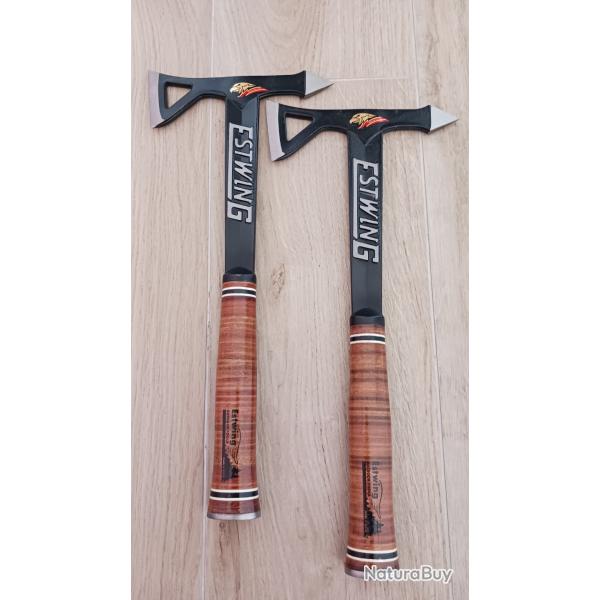 Estwing tomahawk acier noir, Lot de 2 tomahawk.