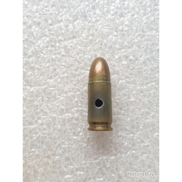 Cartouche 9mm franaise neutralise  RY-BD date de1956 (11.IS.b)