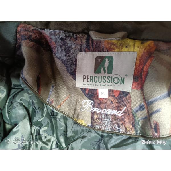 Veste de chasse Percussion Brocard