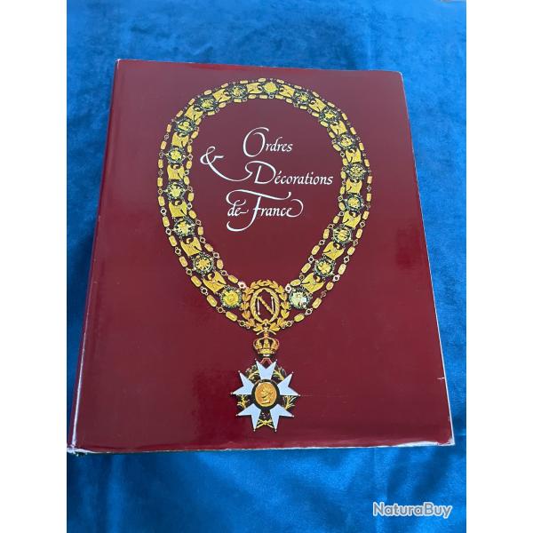 Ancien livre Ordres & dcorations de France