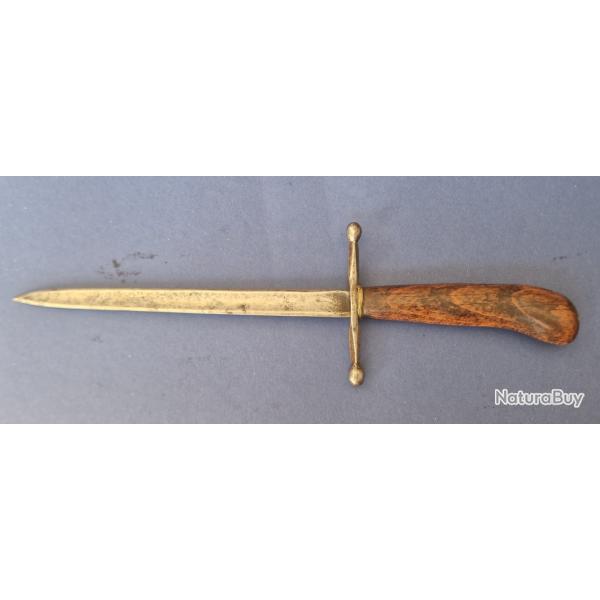 BAIONNETTE FRANCE COUTEAU DE TRANCHEE ARTISANAL  REF 118