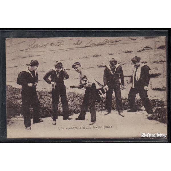 CPA - Marine Militaire - A la recherche dune bonne place - N�3835