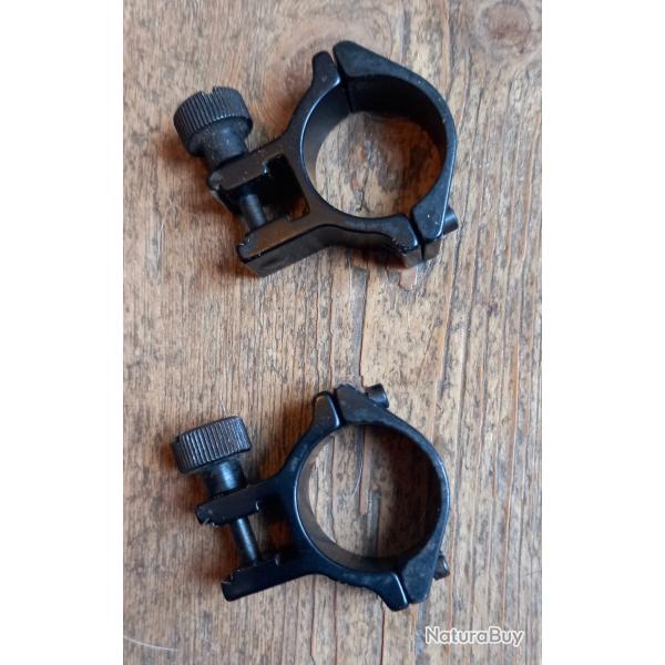 Montage bas pour  lunette diam�tre standard1 pouce (25,4mm) pour rail 11mm