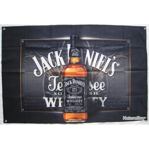 DRAPEAU MURAL JACK DANIELS 90X60cm - Ref.79