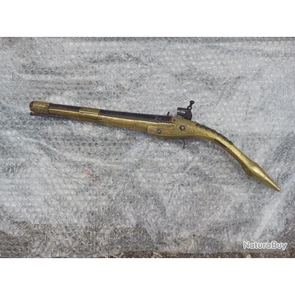 Pistolet  silex ottoman ou albanais XVII ou XVIII sicles