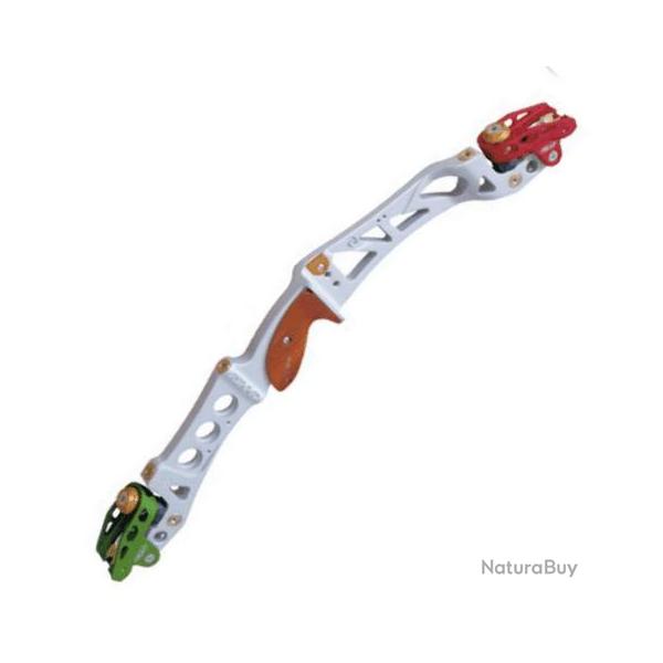 GILLO - Poign�e GT�ILF -�25" GAUCHER (LH) ARGENT ROUGE + VERT