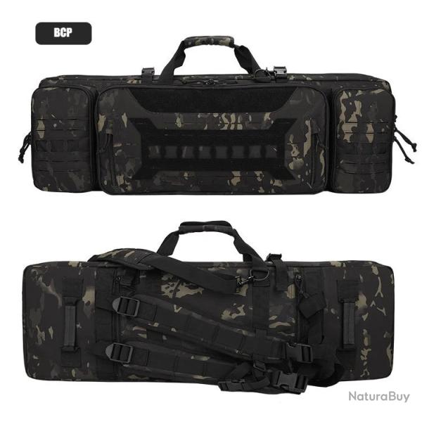Sac � Dos Tactique Rembourr� Carabines Longues Double Capacit� �tui Souple Polyvalent Chasse Camo