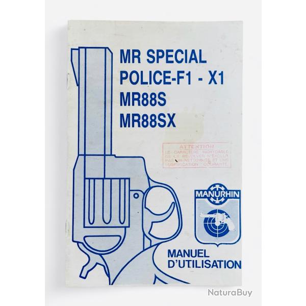 Notice Revolver Manurhin MR SPECIAL POLICE Occasion