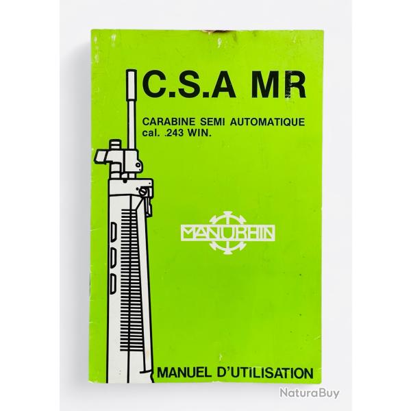 Notice Manurhin CSA MR Occasion