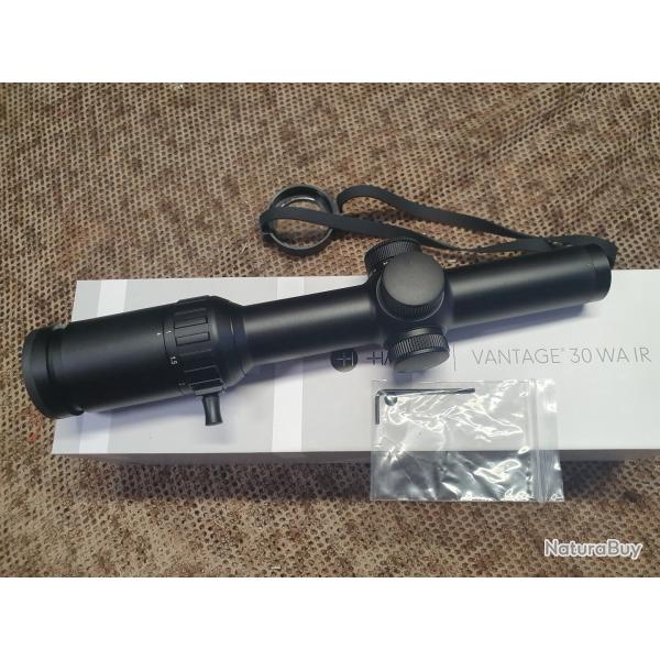 lunette HAWKE s�rie VANTAGE 30 WA IR mod�le 1-8x24 r�ticule lumineux TACTICAL BDC - 5,56
