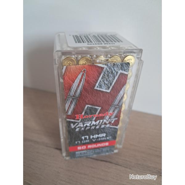 Munition 17HMR Varmint express 17gr. V-max
