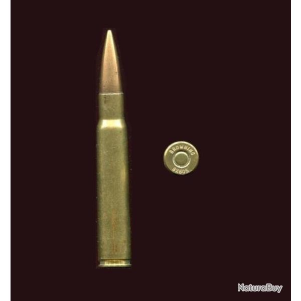 8 x 60 S - marquage : BROWNING 8X60S - balle cuivre pointue
