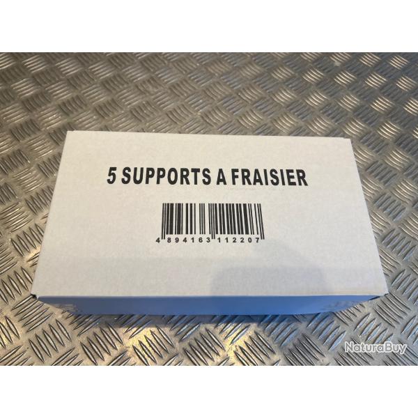 lot de 5 supports pour fraisiers fraise anti limace moisissure salete