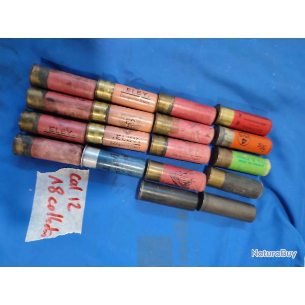 Cartouches carton Cal 12 Eley