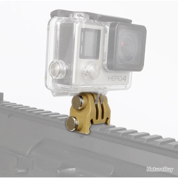 Fixation Gopro Rail Picatinny - TAN - SKX INDUSTRIES